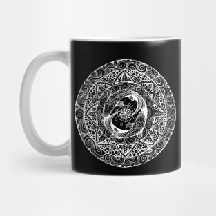 Mandala Goldfish Swimming in a Pond Mug